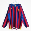 Billiga Fotbollströjor FC Barcelona Retro Hemma tröja 2005/06 Långärmad